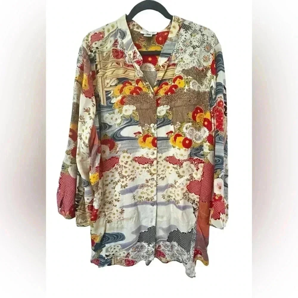 Floral Multicolor Women's Top